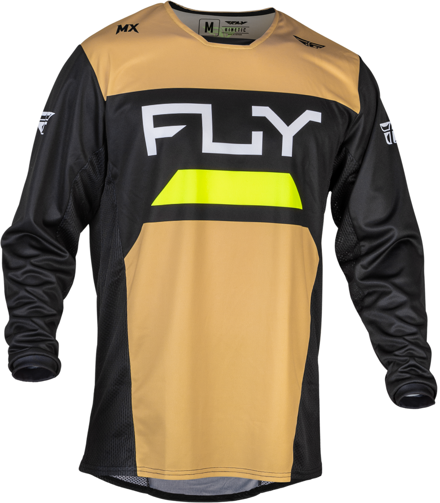 Fly Racing 2024 Kinetic Reload Jersey - Khaki Black Hi-Vis
