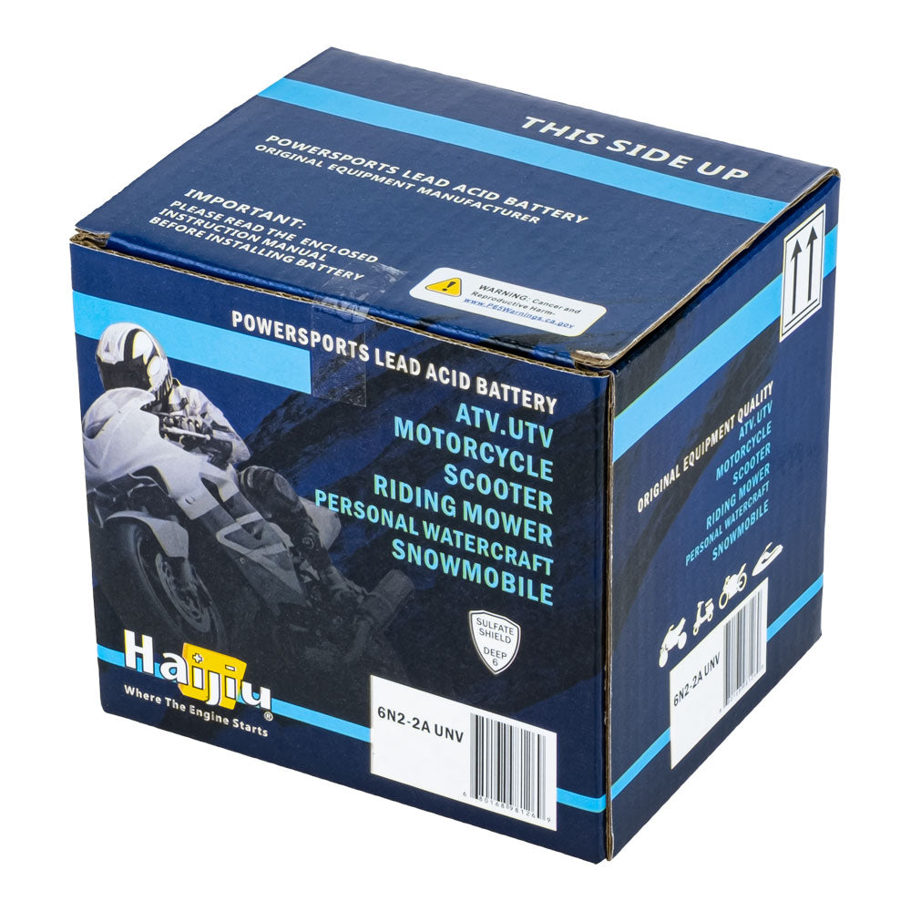 HAIJIU Battery 6V Series 6N2-2A UNV