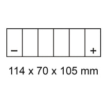 Load image into Gallery viewer, ROADSTAR CTX5L-BS BATTERY 12V MF  4Ah