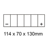 ROADSTAR CTX7L-BS BATTERY 12V MF  6Ah