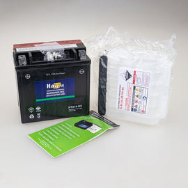 ROADSTAR CTX14-BS or HTX14-BS BATTERY 12V MF  12Ah