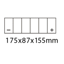 Load image into Gallery viewer, ROADSTAR CTX20HL-BS or HTX20HL-BS BATTERY 12V MF Heavy Duty  18Ah