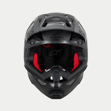 Load image into Gallery viewer, Alpinestars Supertech SM10 Fame Ece 22.06 Helmet - Black Carbon Matt And Gloss - View 2 | Everest Motorcycles