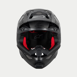 Alpinestars Supertech SM10 Fame Ece 22.06 Helmet - Black Carbon Matt And Gloss - View 2 | Everest Motorcycles