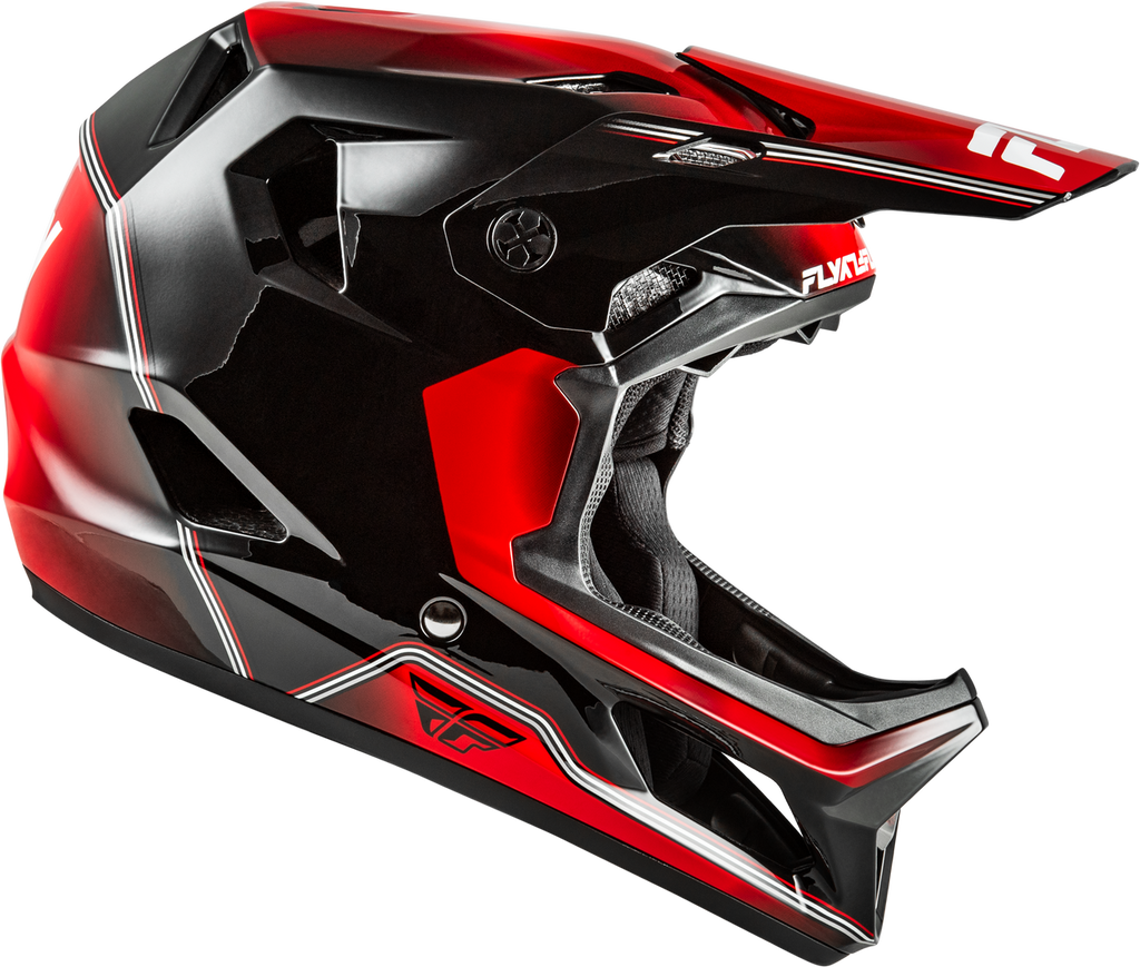 Fly Racing Rayce MTB Repeat Youth Helmet - Black/Red