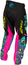Load image into Gallery viewer, Fly Racing 2026 Kinetic MX Mutant Youth Pants - Black/Multi