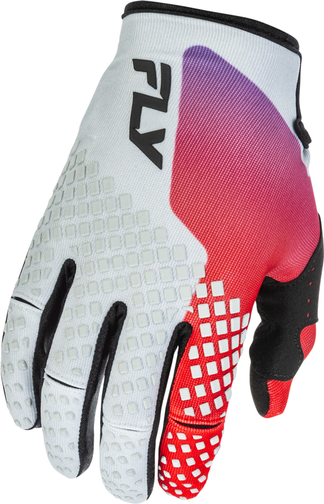 Fly Racing 2026 Kinetic Gloves - Grey/Red/Purple/Black