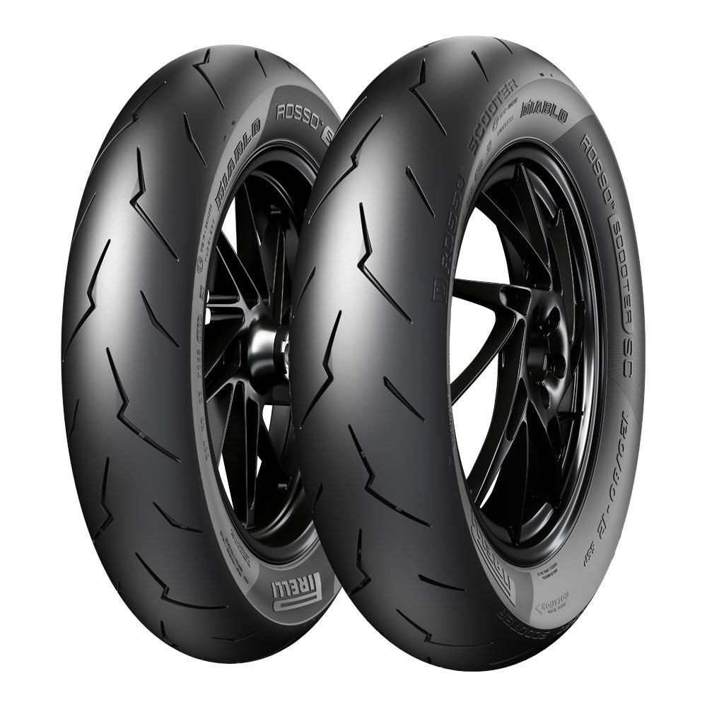 PIRELLI DIABLO ROSSO SCOOTER FRONT 100/90-12 64P TL