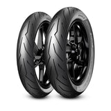 PIRELLI DIABLO ROSSO SPORT SCOOTER FRONT/REAR 80/90-14 M/C 40S TL