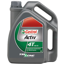 Load image into Gallery viewer, Castrol Activ 4T 15W-50 Engine Oil 4 Litre