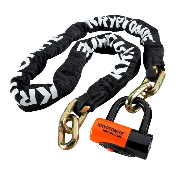 Kryptonite New York Chain 1217 & Evolution Disc Lock