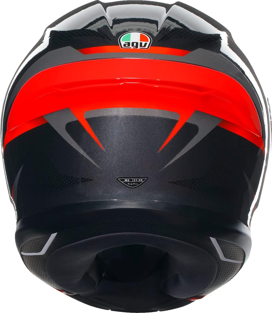 AGV K6 S - KARVE BLACK/GREY/RED