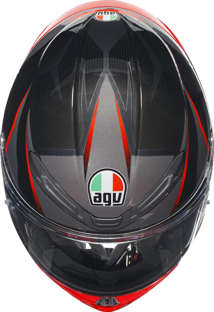 AGV K6 S - KARVE BLACK/GREY/RED