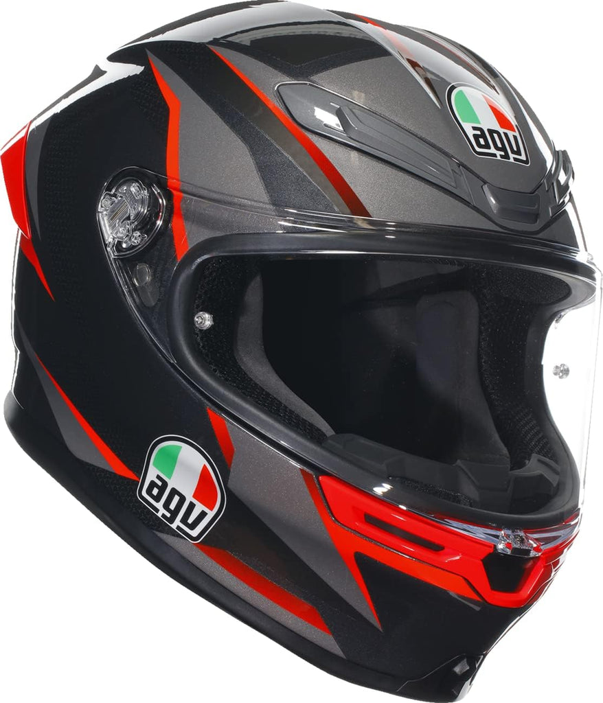 AGV K6 S - KARVE BLACK/GREY/RED