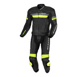 Macna Diabro Suit 2pce Black/Fluro