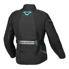 Load image into Gallery viewer, Macna Nivala Ladies Jacket Black/Aqua