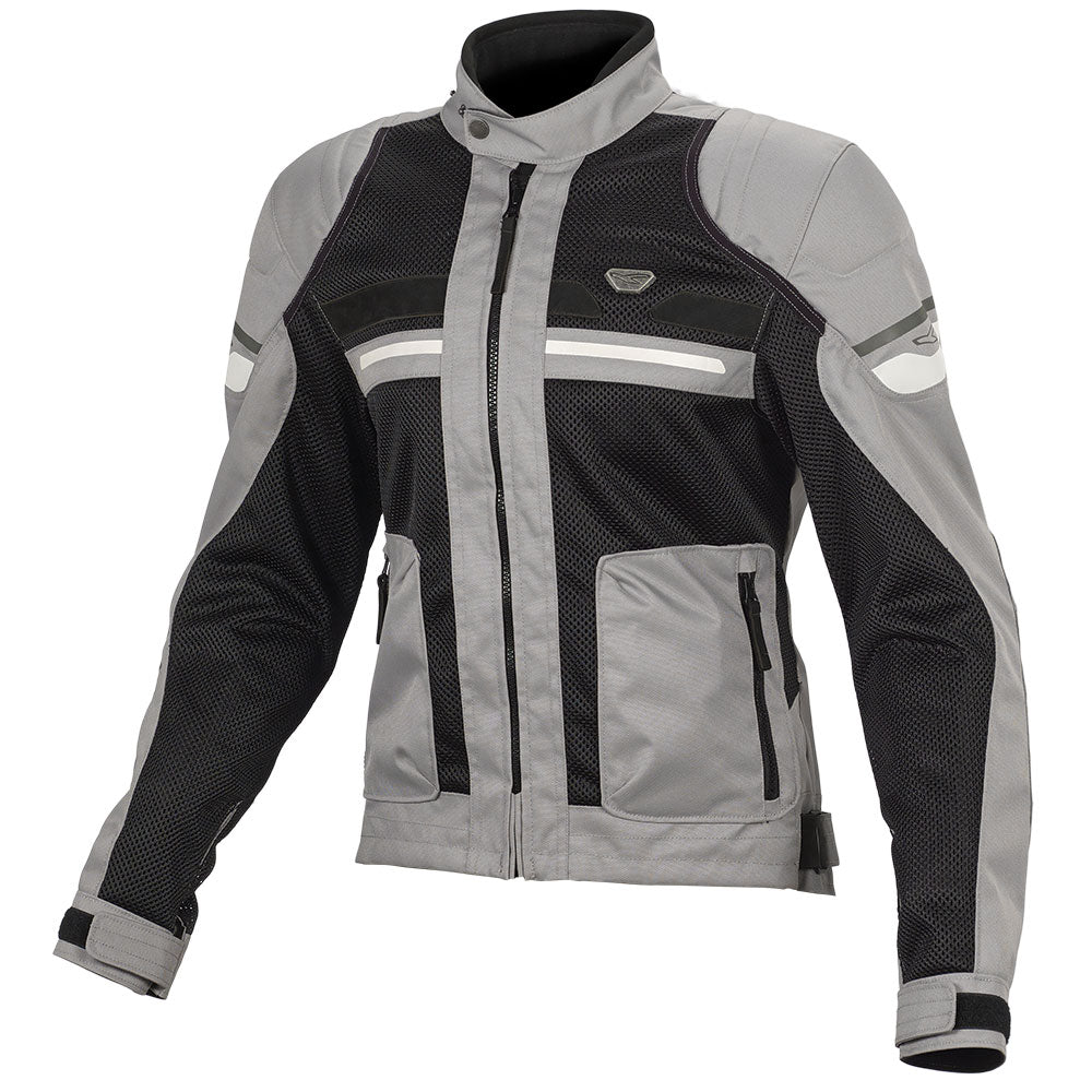 Macna Rush Ladies Mesh Jacket Black/ Grey