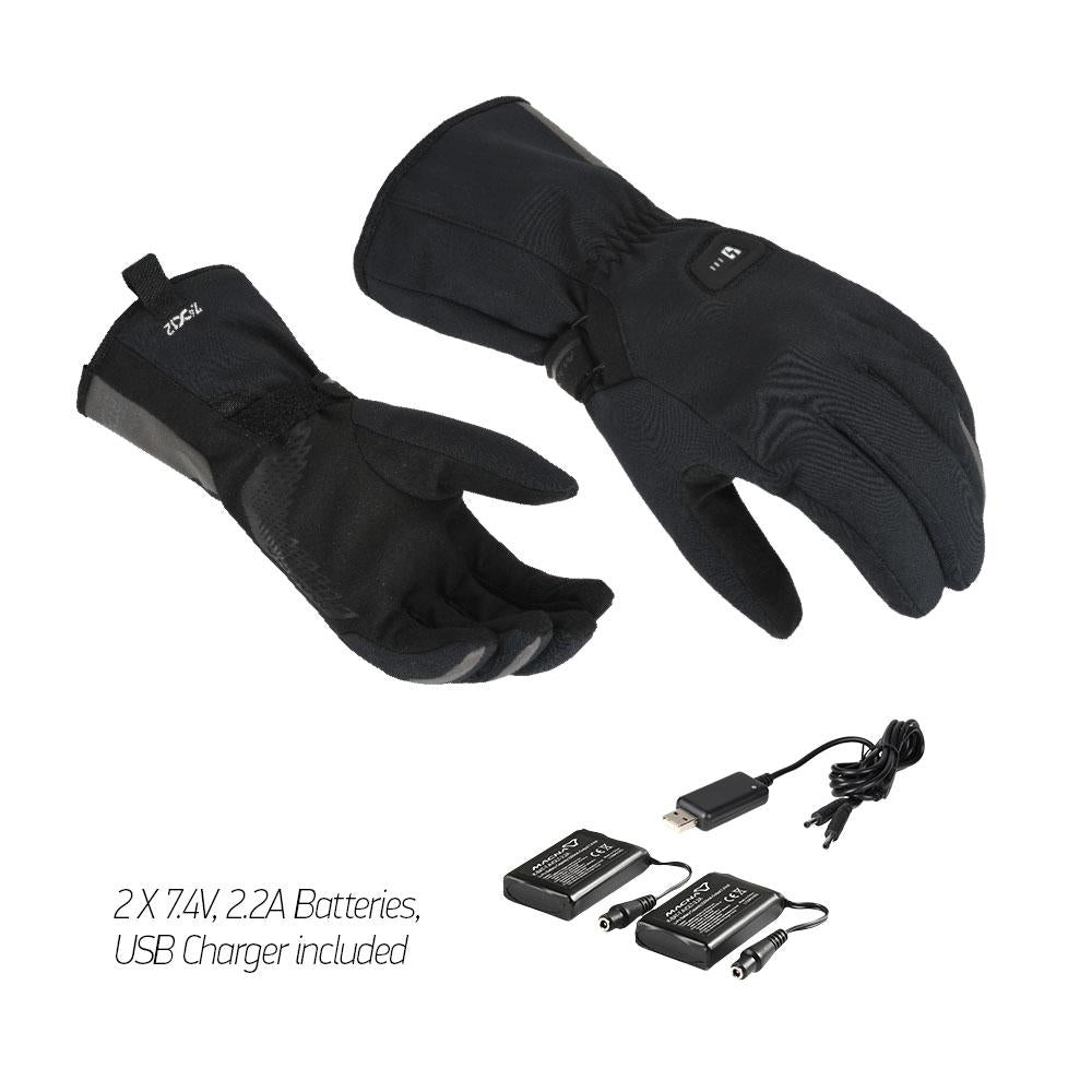 Macna E-Heated Unite 2.0 RTX Gloves Battery Kit Black