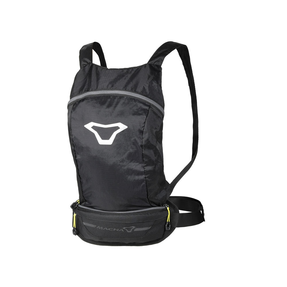 Macna Hipbag / Foldable Backpack Black