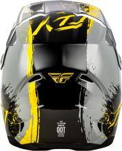 Load image into Gallery viewer, Fly Racing Kinetic Drip Youth Helmet - Grey/Black/Yellow