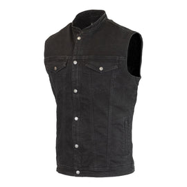 Merlin Club Denim Vest D3O Ghost Black
