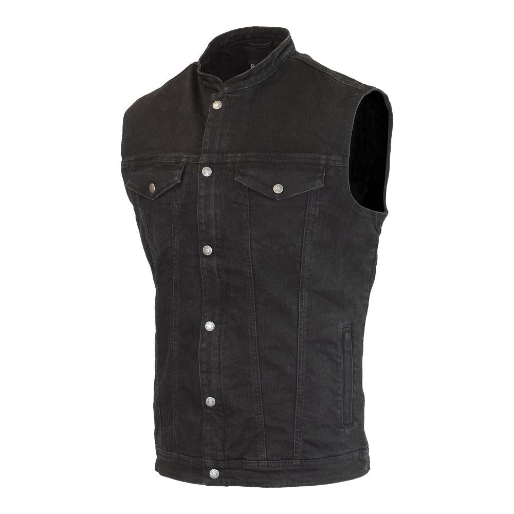 Merlin-Club-Denim-Vest-D3O-Ghost-Black