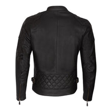 Load image into Gallery viewer, Merlin Chester Caf D3O Leather Jacket Black