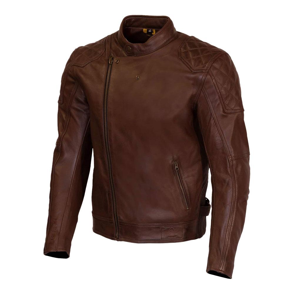 Merlin Chester Caf D3O Leather Jacket Brown