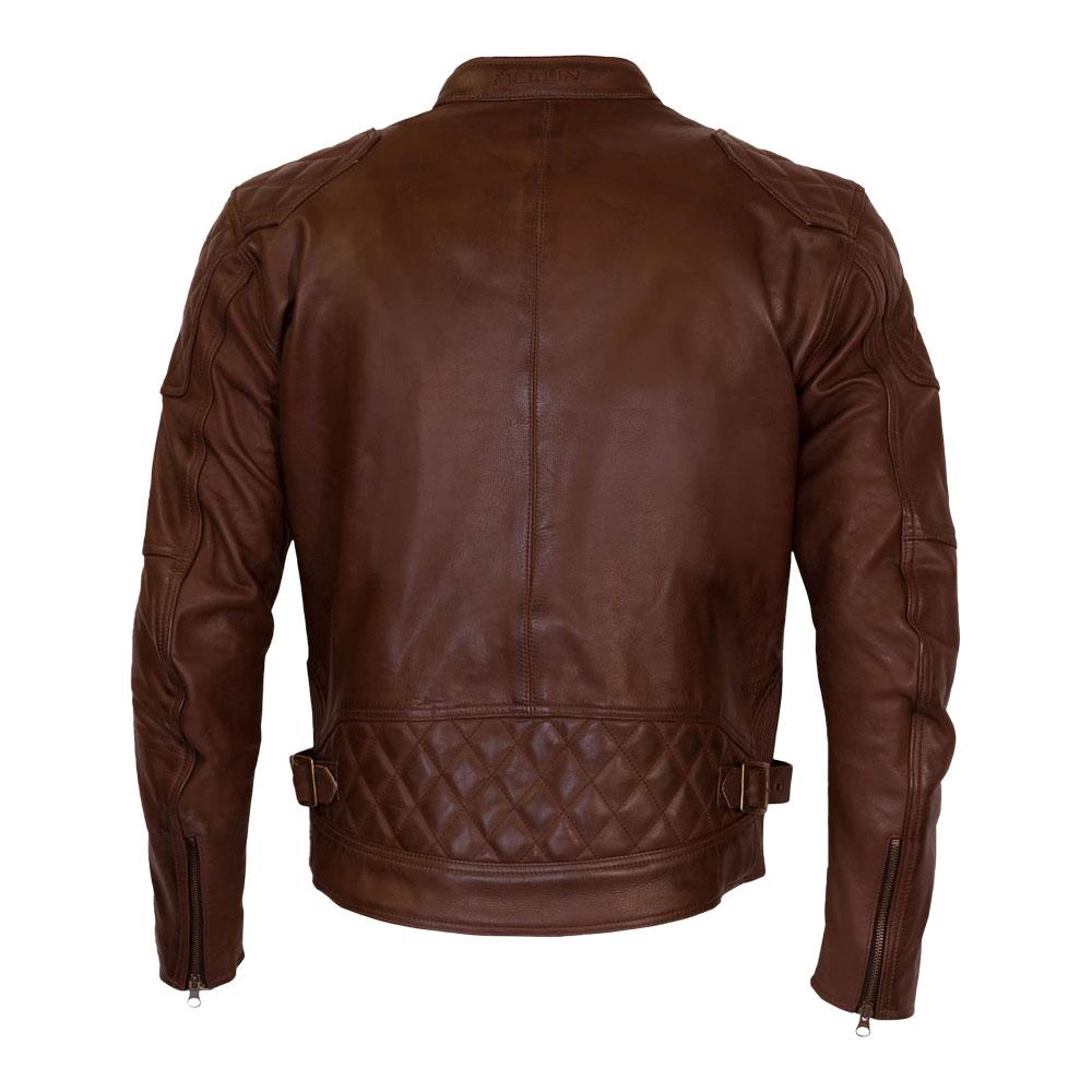 Merlin Chester Caf D3O Leather Jacket Brown