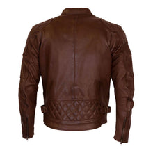 Load image into Gallery viewer, Merlin Chester Caf D3O Leather Jacket Brown