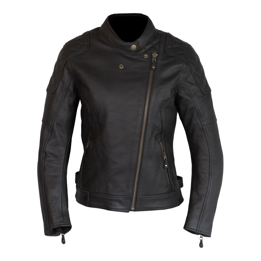 Merlin-Bristol-Caf-D3O-Ladies-Leather-Jacket-Black