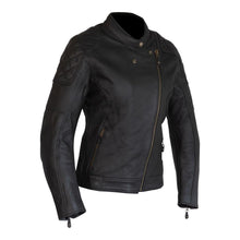 Load image into Gallery viewer, Merlin Bristol Caf D3O Ladies Leather Jacket Black