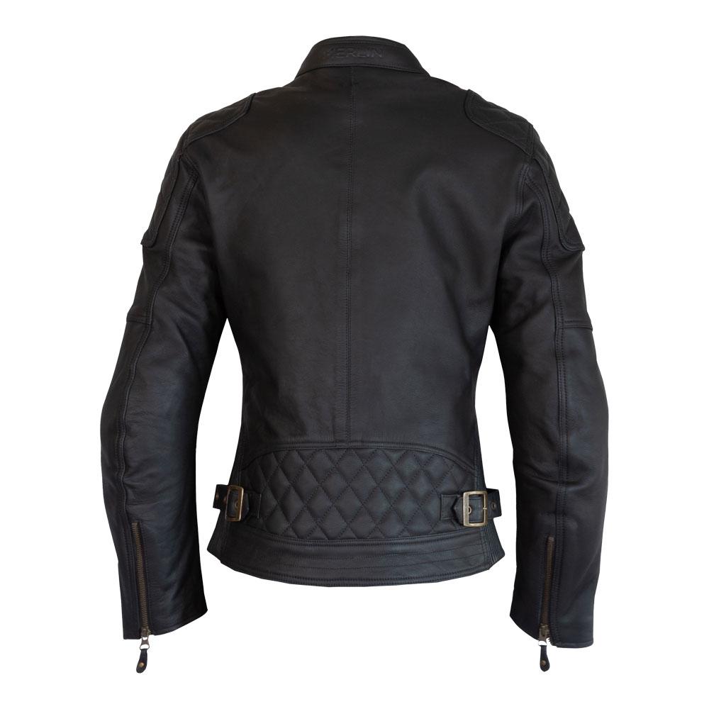 Merlin Bristol Caf D3O Ladies Leather Jacket Black