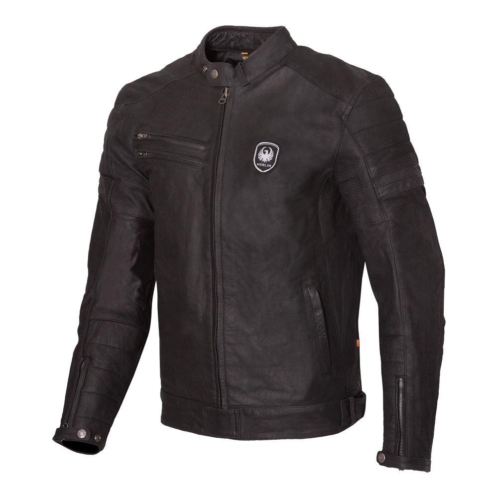 Merlin Alton II D3O Leather Jacket Black