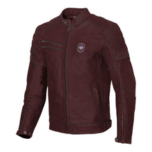 Load image into Gallery viewer, Merlin Alton II D3O Leather Jacket Oxblood