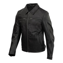 Load image into Gallery viewer, Merlin Kingsbury D3O Leather Jacket Black
