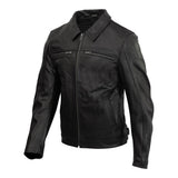 Merlin Kingsbury D3O Leather Jacket Black