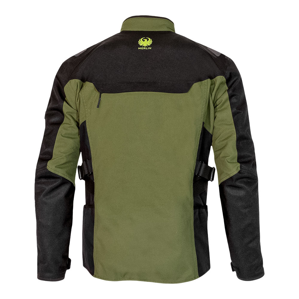 Merlin Navar Laminated D3O Jacket BlackDark Green