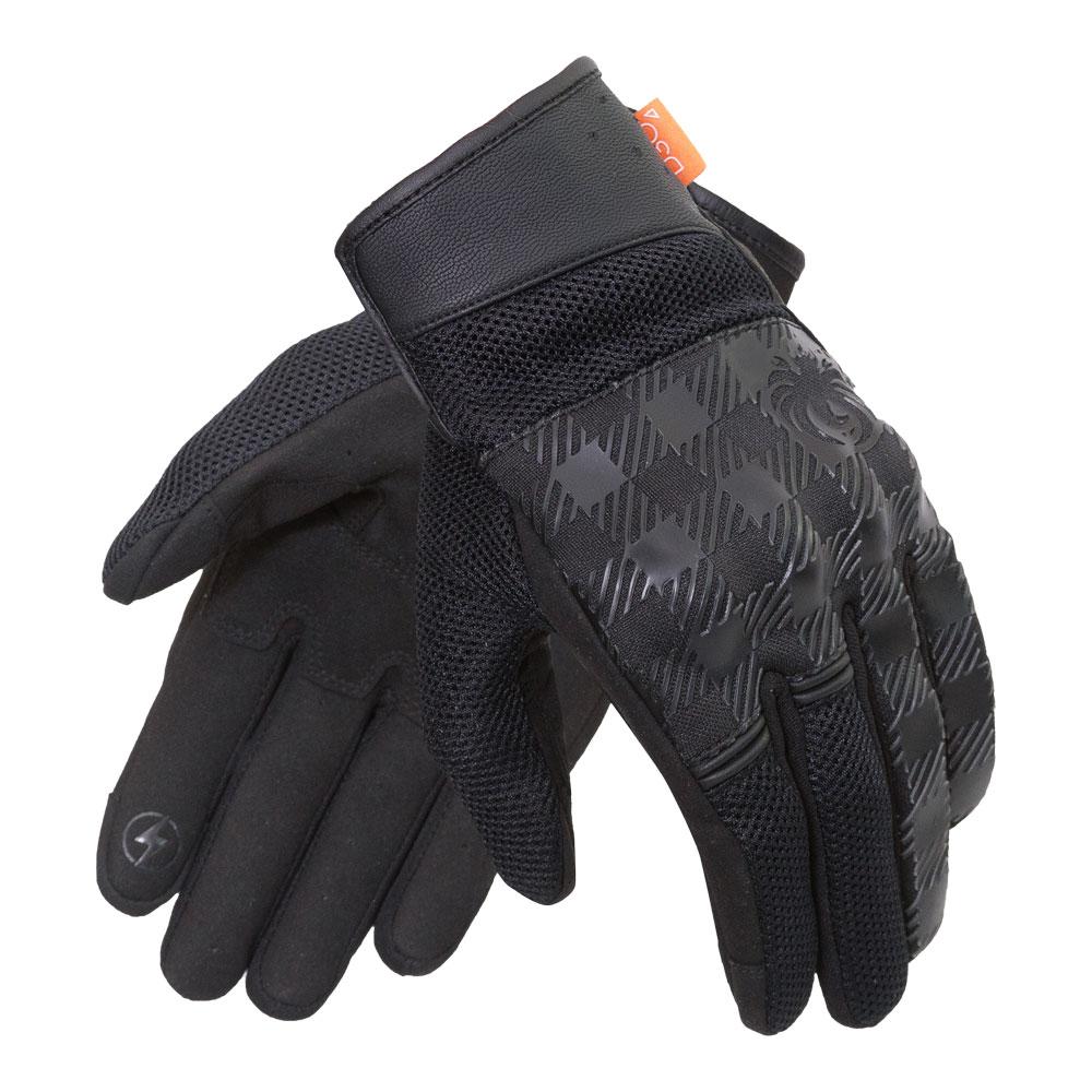 Merlin Barrett D3O Mesh Gloves Black