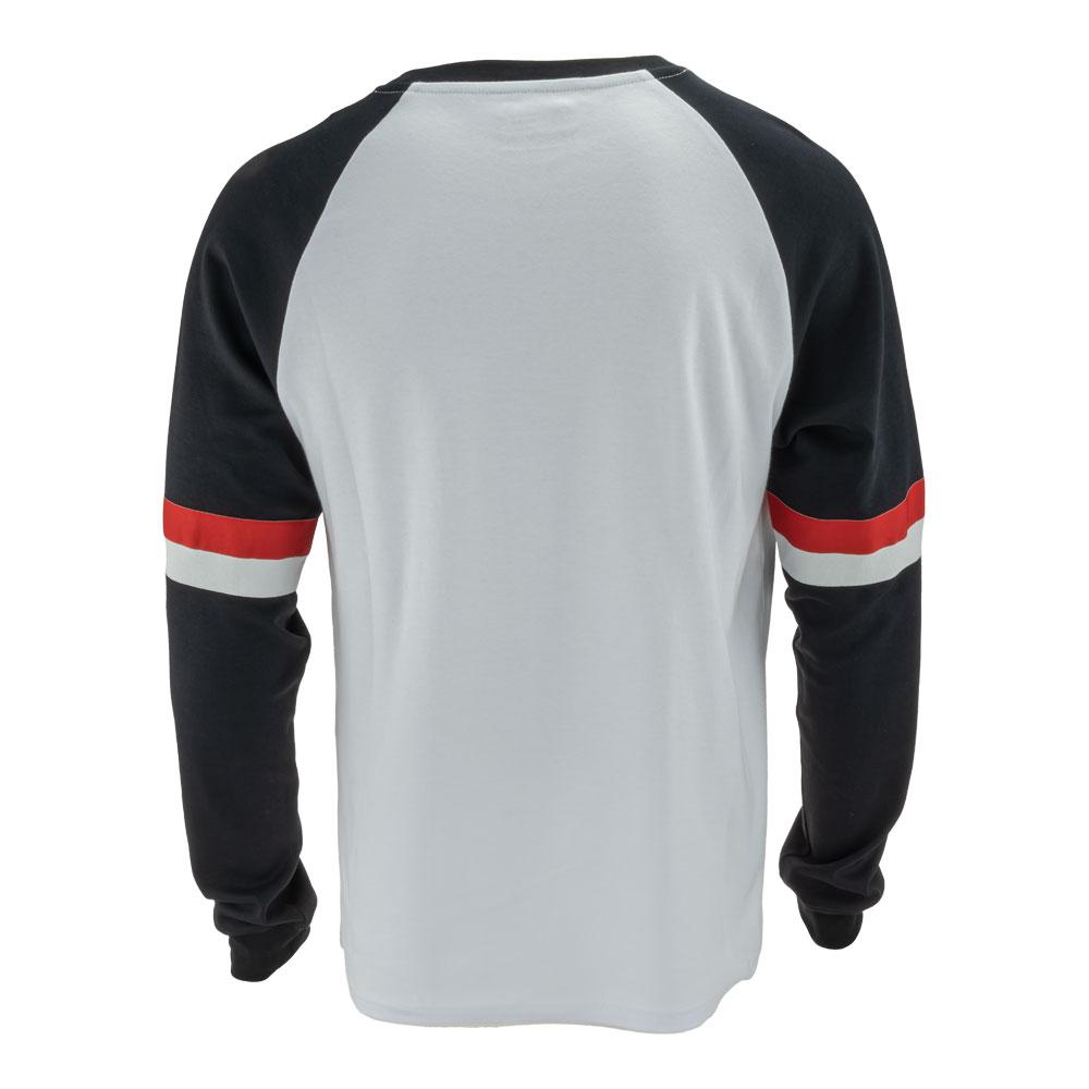 Merlin Durham Long Sleeve T-Shirt White Black
