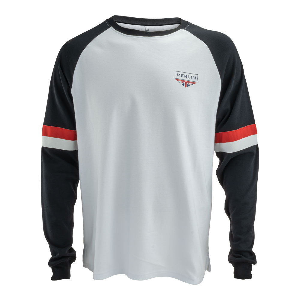 Merlin-Durham-Long-Sleeve-T-Shirt-White-Black