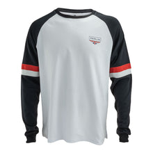 Load image into Gallery viewer, Merlin Durham Long Sleeve T-Shirt White Black