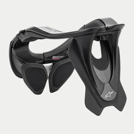 Alpinestars BNS Tech 2 Neck Support - Black / Grey - View 2 | Everest Motorcycles