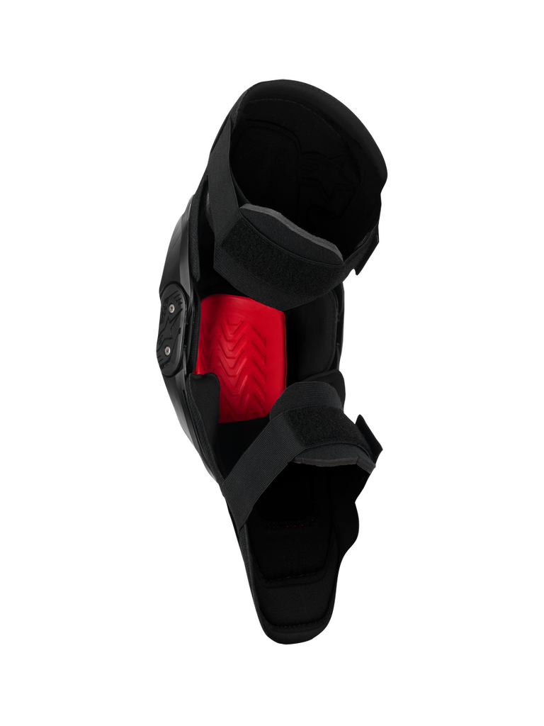 Alpinestars SX1 Plasma Knee Protector - Black/Red/Cool-Gray - View 2 | Everest Motorcycles