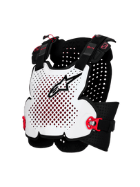 Alpinestars A4 Plasma Chest Protector - Black/Red/White - View 1 | Everest Motorcycles
