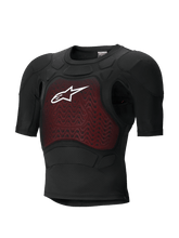Load image into Gallery viewer, Alpinestars Bionic Plasma LT Protection Short Sleeve Jacket - Black/White - View 1 | Everest Motorcycles