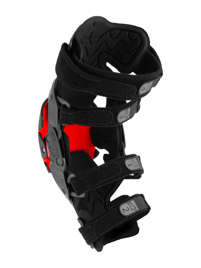 Alpinestars RK-1 Plasma Knee Braces - Black/Red