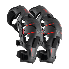 Alpinestars RK-1 Plasma Knee Braces - Black/Red