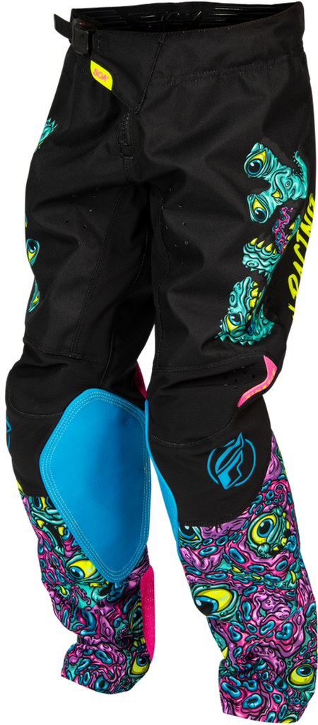 Fly Racing 2026 Kinetic MX Mutant Youth Pants - Black/Multi