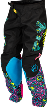 Load image into Gallery viewer, Fly Racing 2026 Kinetic MX Mutant Youth Pants - Black/Multi